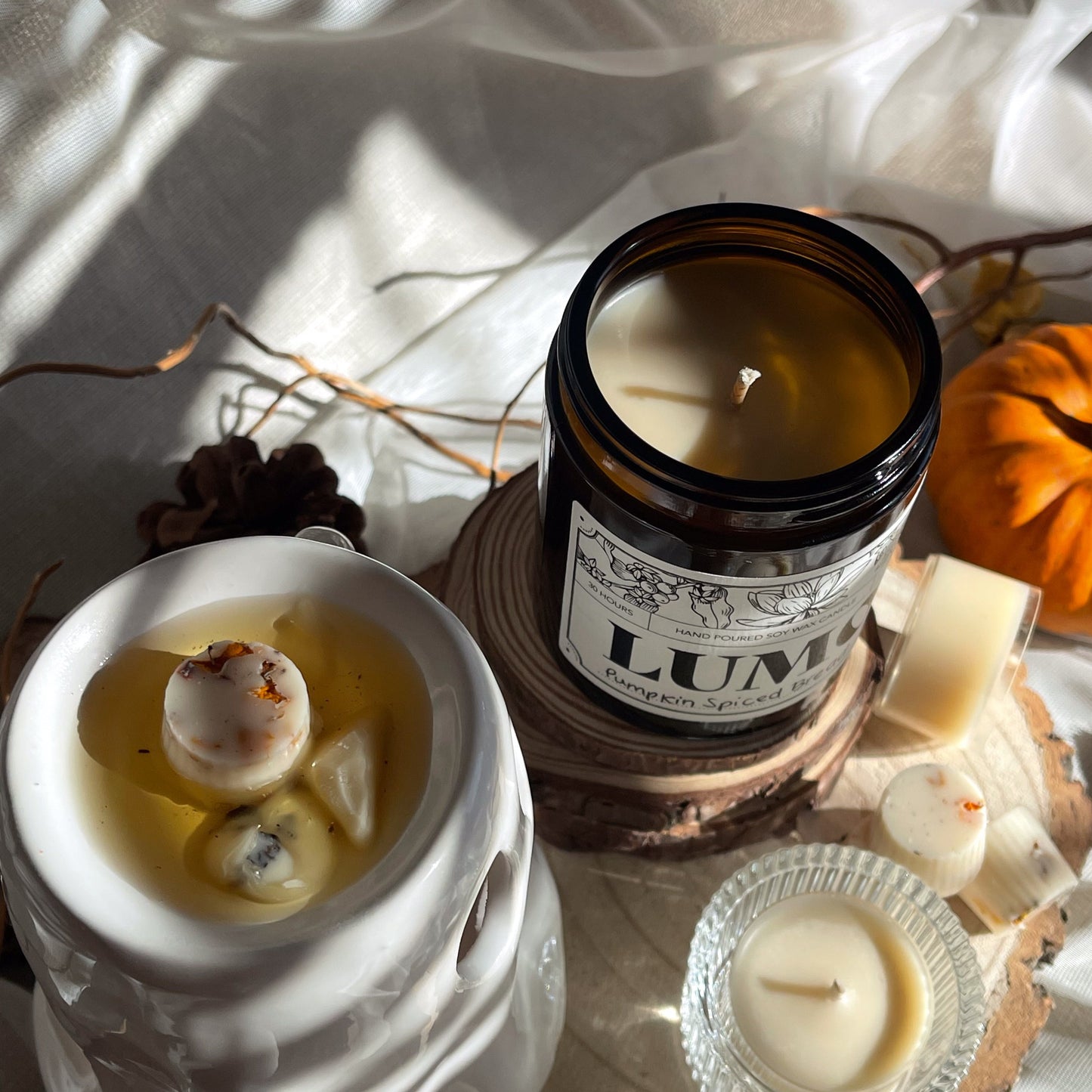 Pumpkin Spiced Bread Scented Soy Candle